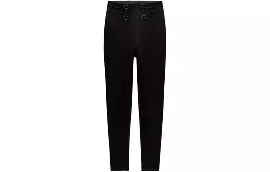 Леггинсы женские черные Zara