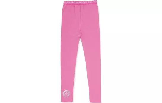 Леггинсы женские Chrome Hearts, розовый
