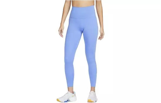 Леггинсы женские небесно-голубые Nike