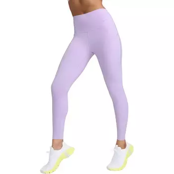 Леггинсы женские Universa Сиреневые/черные Nike