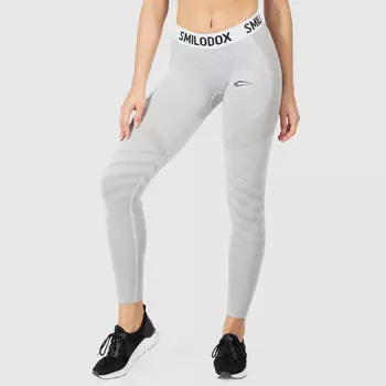 Леггинсы женские Vira серые для спорта и отдыха SMILODOX, цвет grau