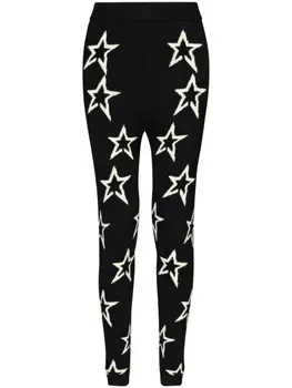 Легинсы Aster вязки интарсия Perfect Moment, черный