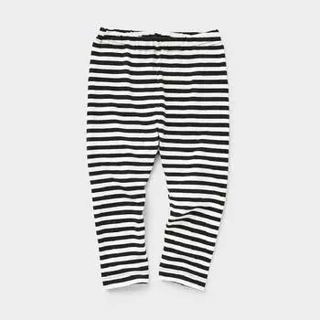 Легинсы для малышей Uniqlo Toddler Striped, черный