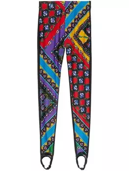 Легинсы Festa-Print со штрипками PUCCI, черный