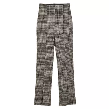 Легинсы H&amp;M Flared Slit-hem, бежевый в клетку
