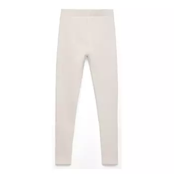 Легинсы Oysho Super Extra Warm Seamless Ankle-length, экрю