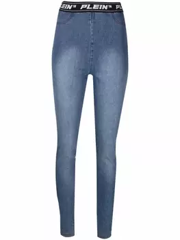 Легинсы с логотипом Philipp Plein, синий
