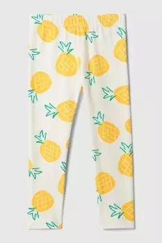 Легинсы с принтом (новорожденные 5 лет) Gap, желтый