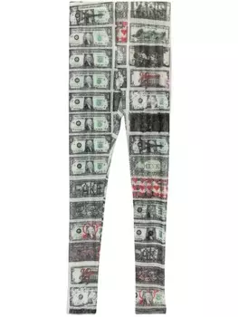 Легинсы с принтом Vaquera, зеленый