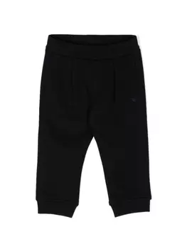 Легинсы с вышитым логотипом Emporio Armani Kids, синий