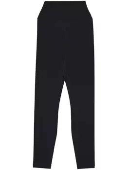 Легинсы с завышенной талией и логотипом Sporty & Rich, черный