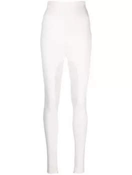 Легинсы с завышенной талией Philipp Plein, белый