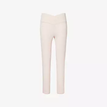 Легинсы The Couture Club Sculpting с перекрещивающейся поясной лентой, розовый