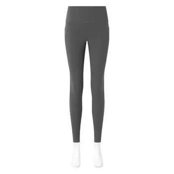 Легинсы Uniqlo AIRism UV Protection Soft with Pockets, серый