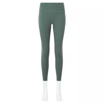 Легинсы Uniqlo AIRism UV Protection, темно-зеленый