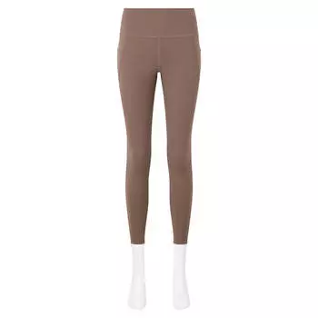 Легинсы Uniqlo AIRism UV Protection with Pockets, коричневый