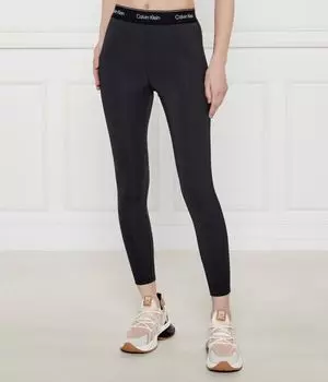 Легинсы женские Calvin Klein Performance с логотипом бренда на талии, черный