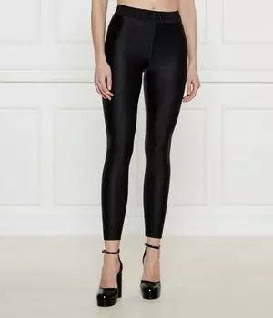 Легинсы женские Just Cavalli с логотипом на поясе, черный