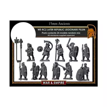 Легионарии с Пилумом - поздние республиканцы, War & Empire - Ancients Miniatures - Late Roman (15mm)