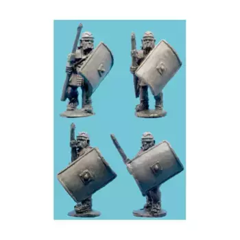 Легионеры с сегментированным пилумом — продвижение, Ancient Miniatures - Imperial Romans (15mm)