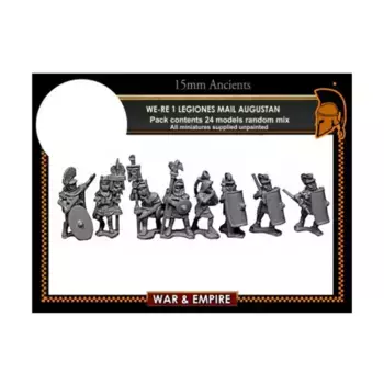 Легионес, Августан с кольчугой — ранний имперский, War & Empire - Ancients Miniatures - Late Roman (15mm)