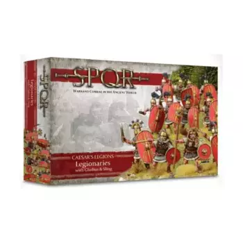 Легионы Цезаря — Легионеры с Гладиусом и пращой, SPQR - Caesar's Legions (28mm) (Warlord Games)