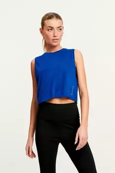 Легкая активная футболка без рукавов Next, синий