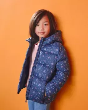 Легкая базовая парка для девочки Kids El Corte Ingls, синий