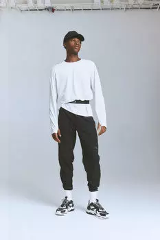 Легкая беговая футболка drymove H&M, белый
