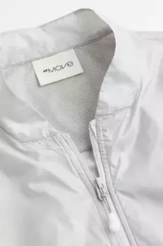 Легкая беговая куртка H&M, серый