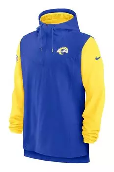 Легкая боковая куртка Nike Fanatics Los Angeles Rams Player Nike, синий