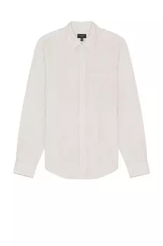 Легкая двусторонняя рубашка с длинными рукавами Club Monaco, цвет Ivory Mix