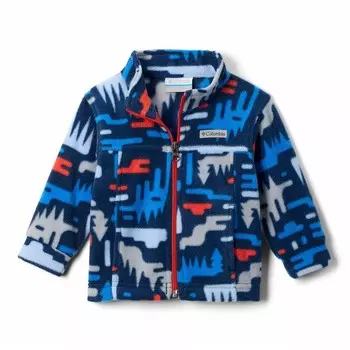 Легкая флисовая куртка Columbia Zing III для мальчиков и малышей, цвет Collegiate Navy