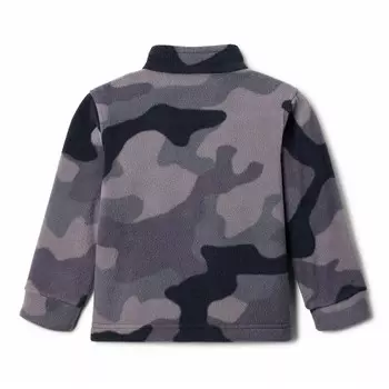 Легкая флисовая куртка Columbia Zing III для мальчиков и малышей, цвет Stone Green Camo