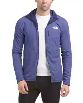 Легкая флисовая куртка Future на молнии с капюшоном The North Face, синий