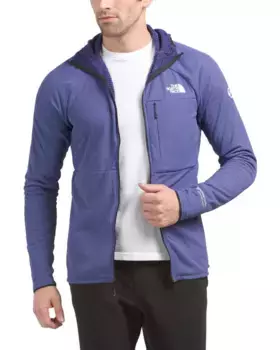 Легкая флисовая куртка Future на молнии с капюшоном The North Face, синий