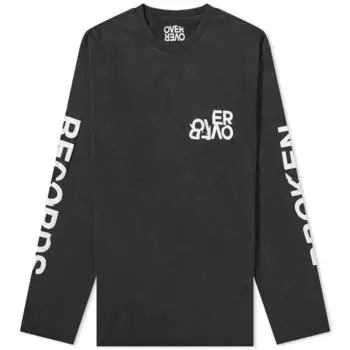 Легкая футболка с длинными рукавами Over Over, черный