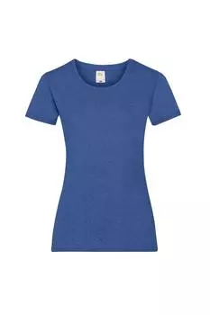 Легкая футболка с короткими рукавами Lady-Fit Fruit of the Loom, синий