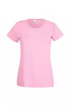 Легкая футболка с короткими рукавами Lady-Fit Fruit of the Loom, розовый