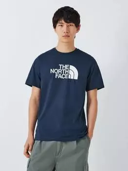 Легкая футболка с логотипом regular fit из хлопчатобумажной смеси с коротким рукавом The North Face, цвет Summit Navy