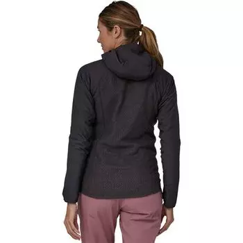 Легкая гибридная куртка Nano-Air с капюшоном женская Patagonia, черный