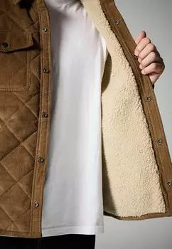 Легкая куртка BORG LINED DIAMOND QUILT Next, коричневый