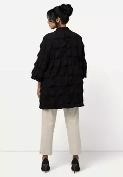 Легкая куртка BUBBLE TEXTURED 3/4 SLEEVE Ulla Popken, черный