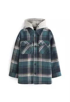 Легкая куртка CHECK HOODED Next, синий