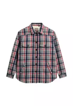 Легкая куртка CHECK OVER Superdry, красный