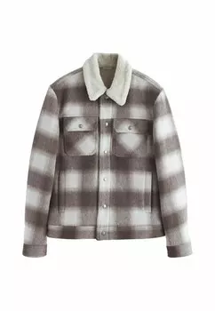 Легкая куртка CHECK REGULAR FIT Next, бежевый
