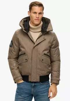 Легкая куртка CITY PADDED Superdry, бежевый