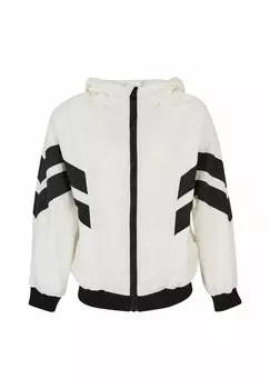 Легкая куртка CRINKLE BATWING Urban Classics, цвет white black