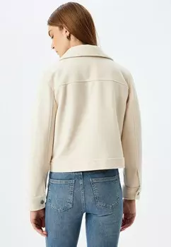 Легкая куртка CROP Koton, бежевый