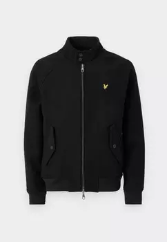 Легкая куртка DOUBLE FACE HARRINGTON Lyle & Scott, черный